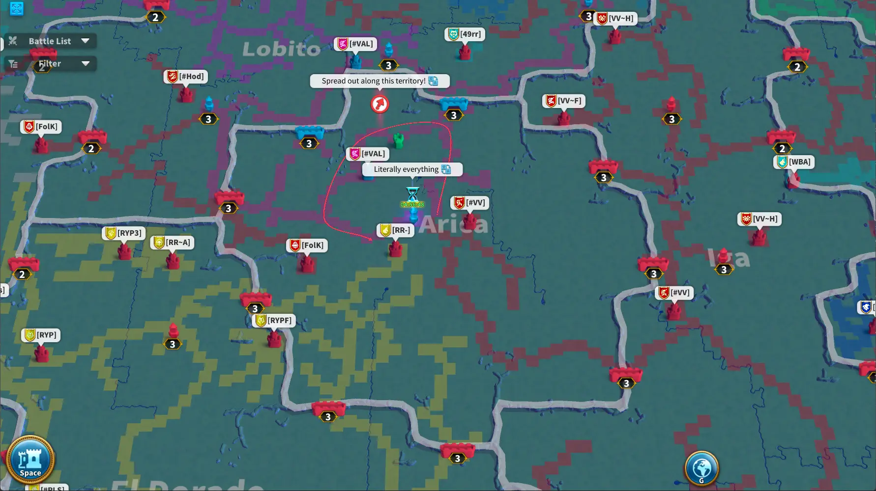 Kingdom map